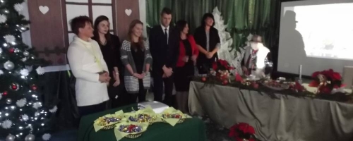 Spotkanie wigilijne zorganizowane przez Środowiskowy Dom Samopomocy                          w Sandomierzu 