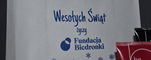 23 grudnia 2020 - świąteczne paczki od Fundacji Biedronki