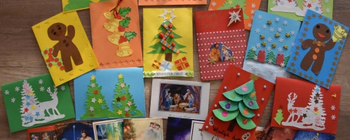 22 grudnia 2020 - podarki i świąteczne kartki od Wolontariuszy